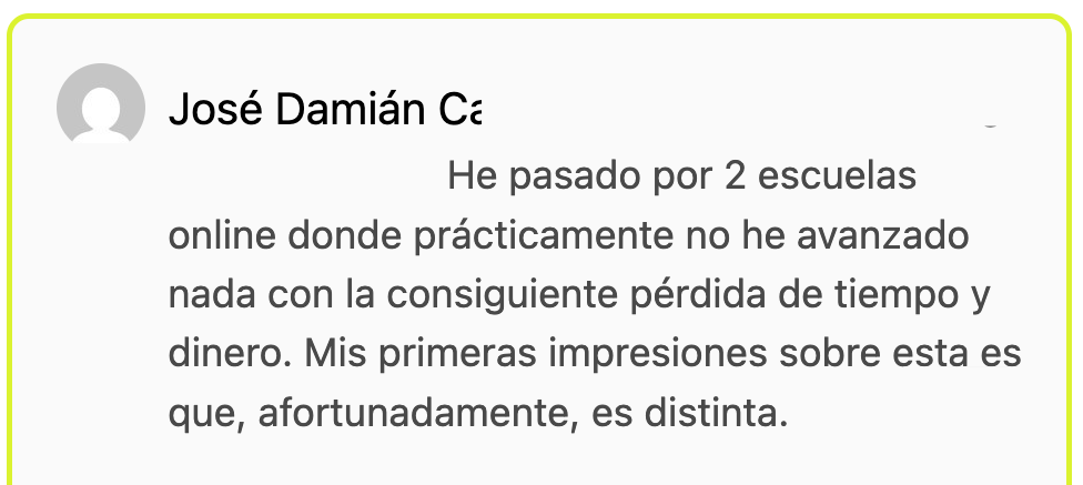Testimonio de José Damián